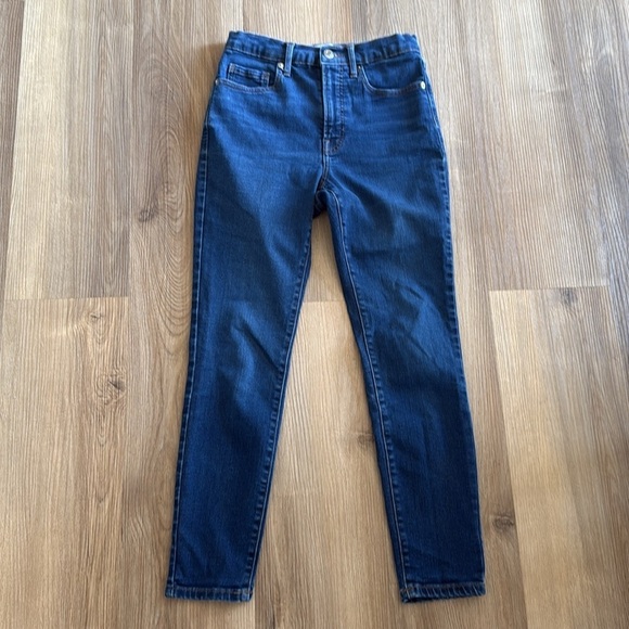 Everlane Skinny Ankle Jeans Size 26 Stretch Denim Medium Wash - Picture 1 of 9